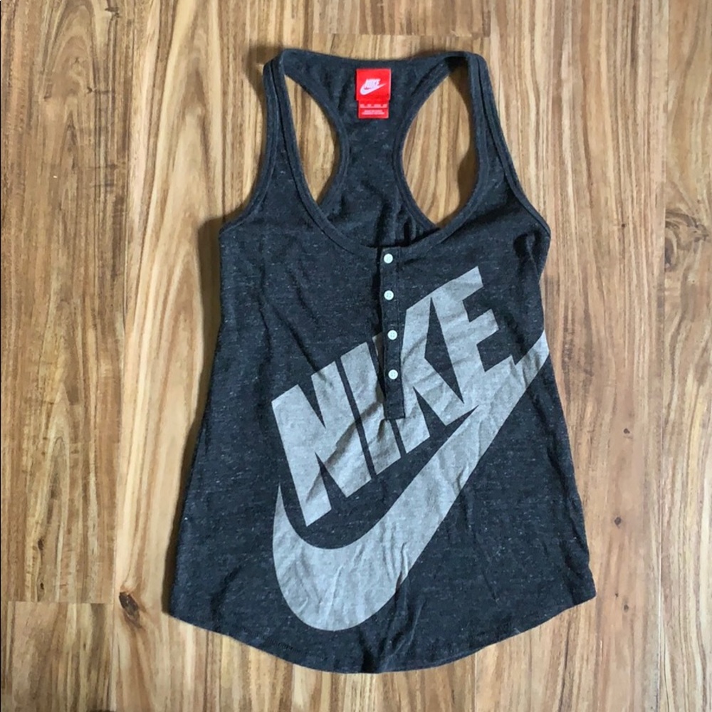 Gray Nike Racerback Tank